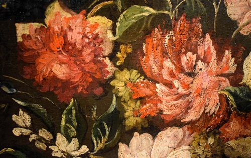 "Natura morta con vaso di fiori e Frutta"